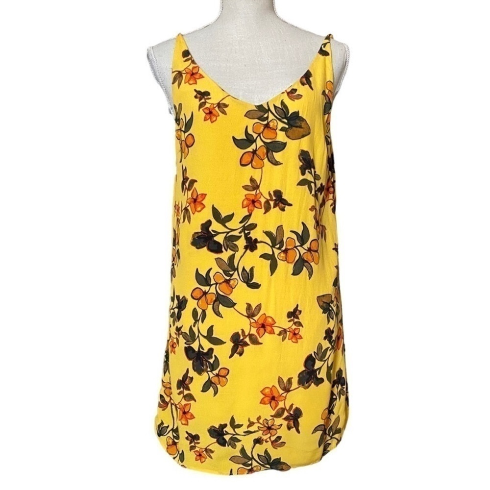 URBAN OUTFITTERS Zoe yellow floral mini dress - Picture 3 of 5